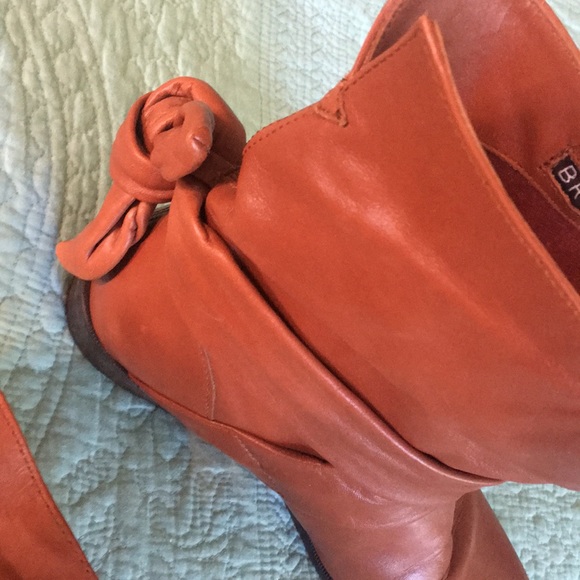 Bronx all leather boots, flat heel - Picture 3 of 3